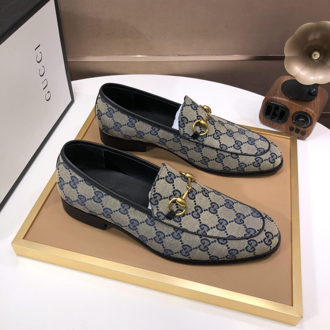 G-print premium casual loafers