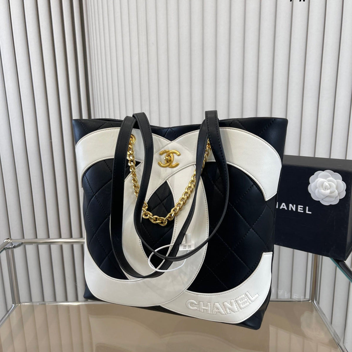 Black White Luxury Design Bag WLFBG23021720