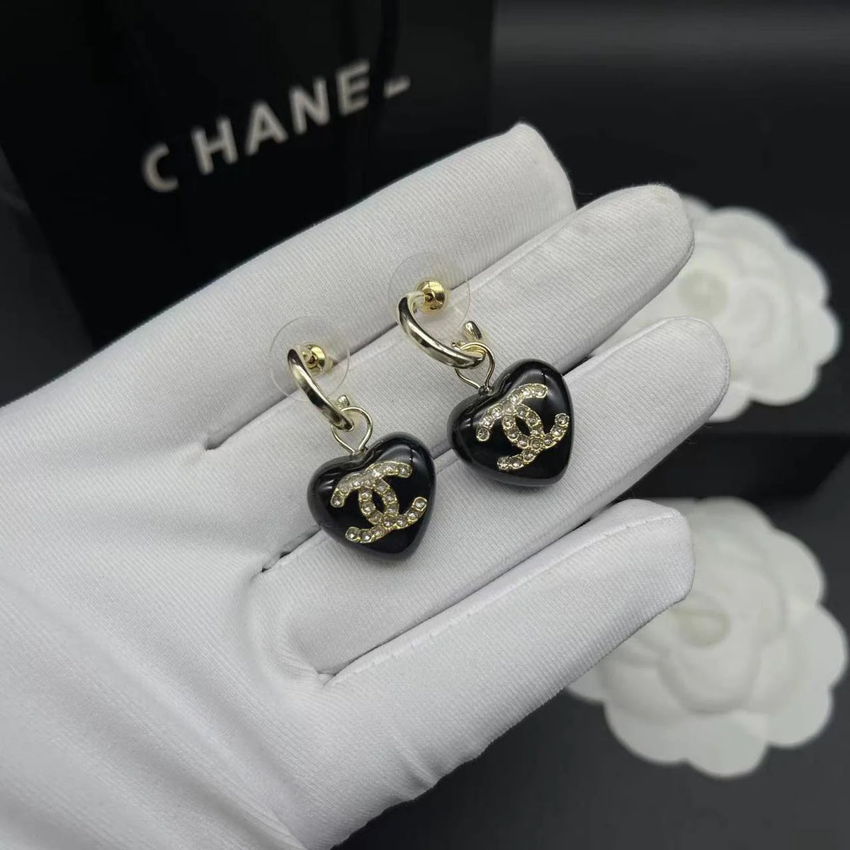 Fashionable Tassel Full Diamond Earrings 1024010313