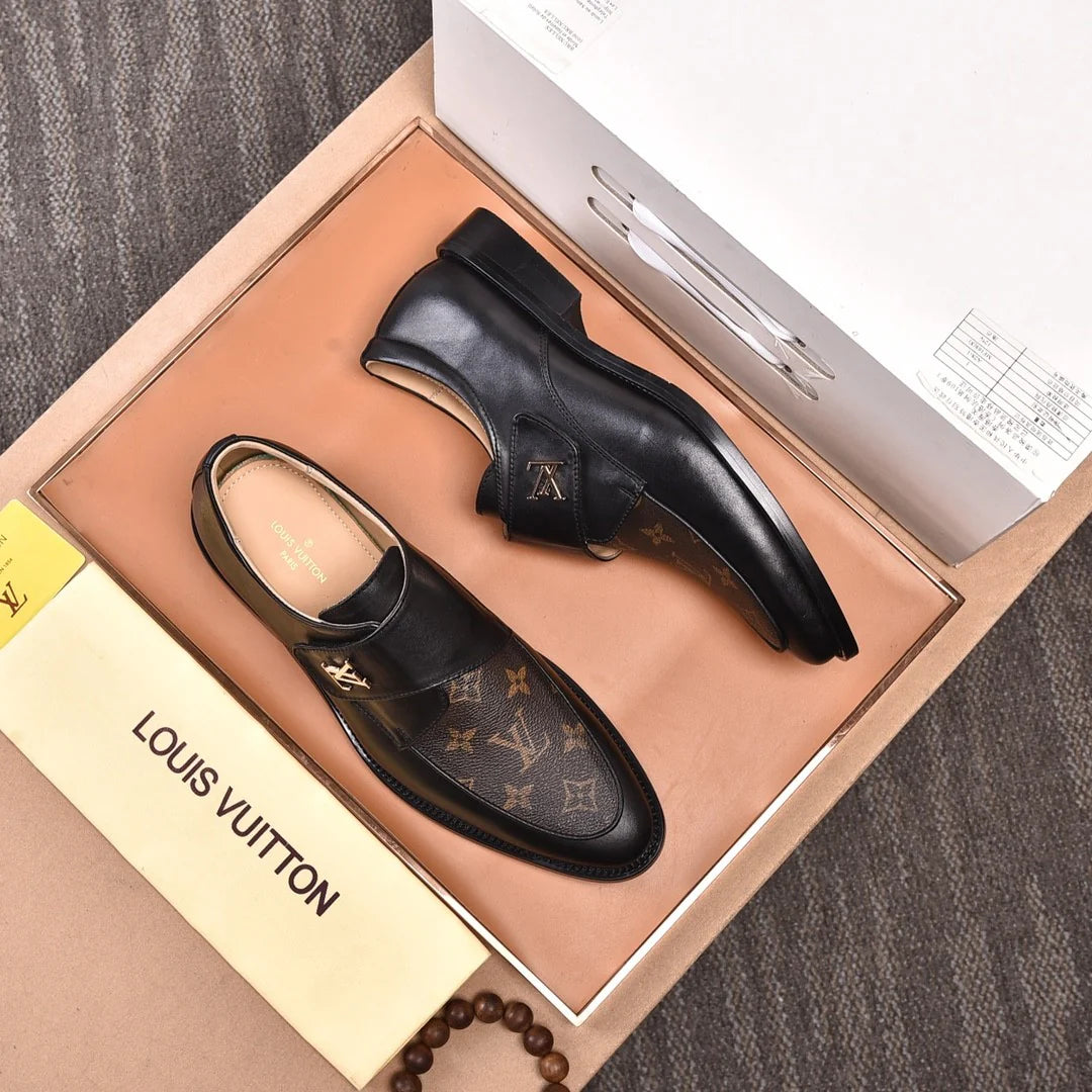 Men's Classic Dress Shoes Black Penny Loafer 1024070915