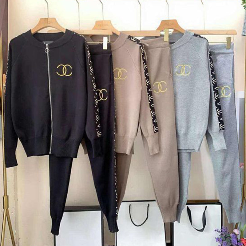 New fashion knitted casual set PT1023101813