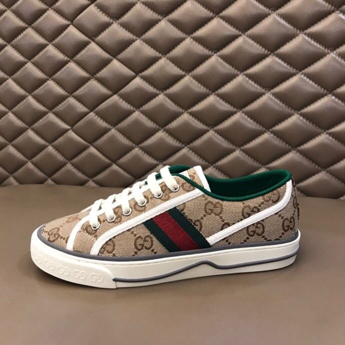 Women 2G Low-top Brown Luxury Shoes Sneakers