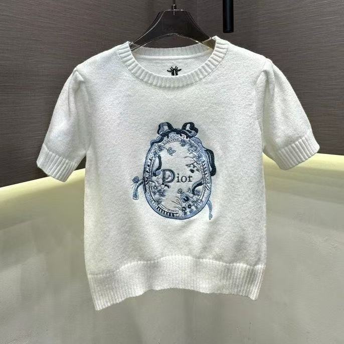New Fashion Women's DIO Short Sleeve Knit Top PD1326091807