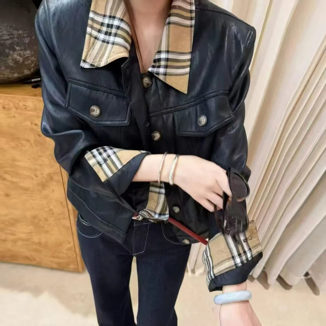 New Fashion Women's Leather Jacket PD1326091001