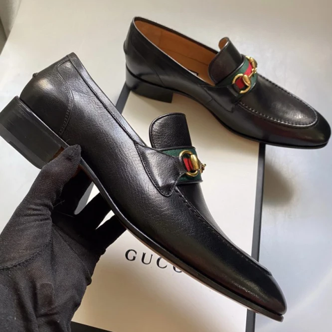 Fashion Loafers Leather Embossed Leather Shoes ZZL0223091501