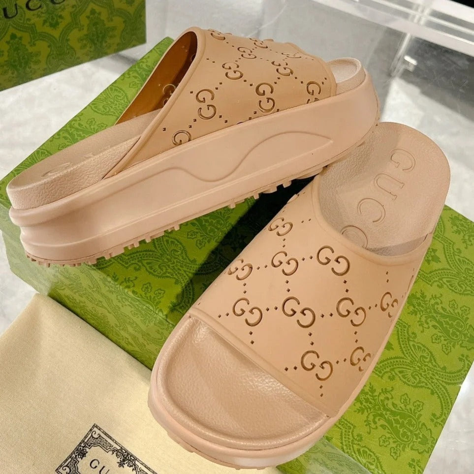 GC 25 50mm Monogram Slide Sandal Cowhide 292393