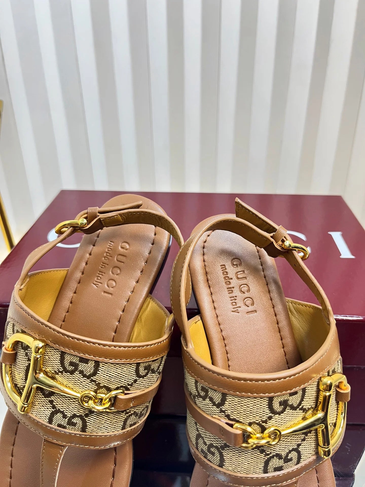 New “Big D” Horsebit Slippers 1026070216