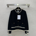CC 26s Short Knit Cardigan Jacket Black Wool