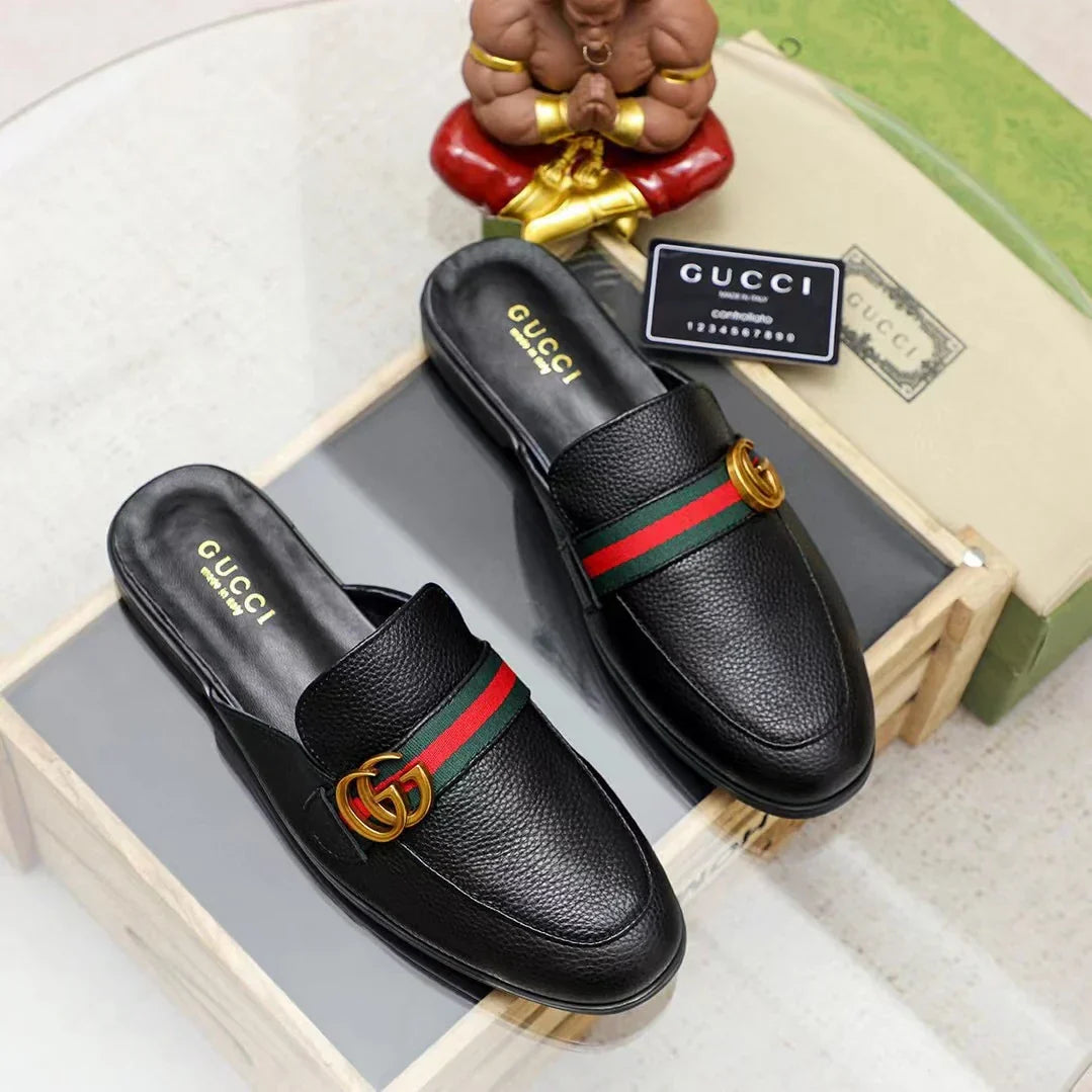 Men's Casual Leather Shoes Leather Slippers 1025031305