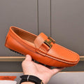 New Leather Casual Men's Shoes Comfortable Slip-on Loafers 1024031518