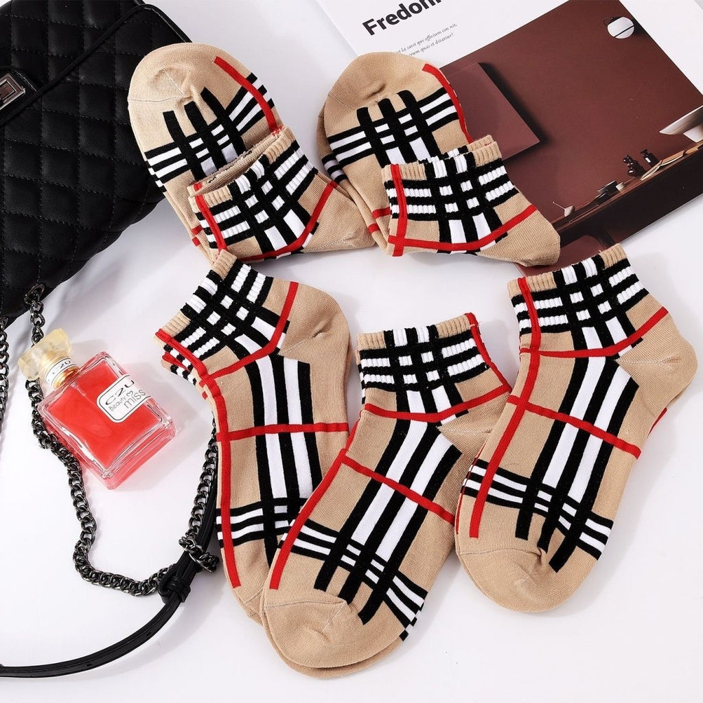 BBR Classic Check Fashion Sock PD042025051904