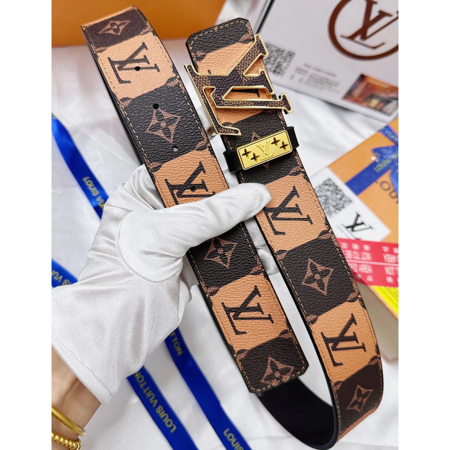 Lv Luxury Genuine Leather Men’s Belt 1025010741