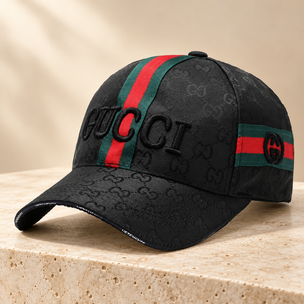 G Branded Canvas Letter Baseball Cap G022802