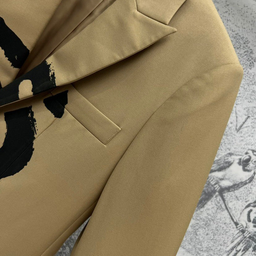 New fashion graffiti suit jacket 1024101220