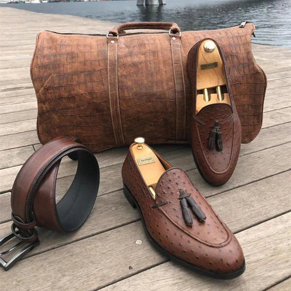 Men's Tassel Brown Loafers