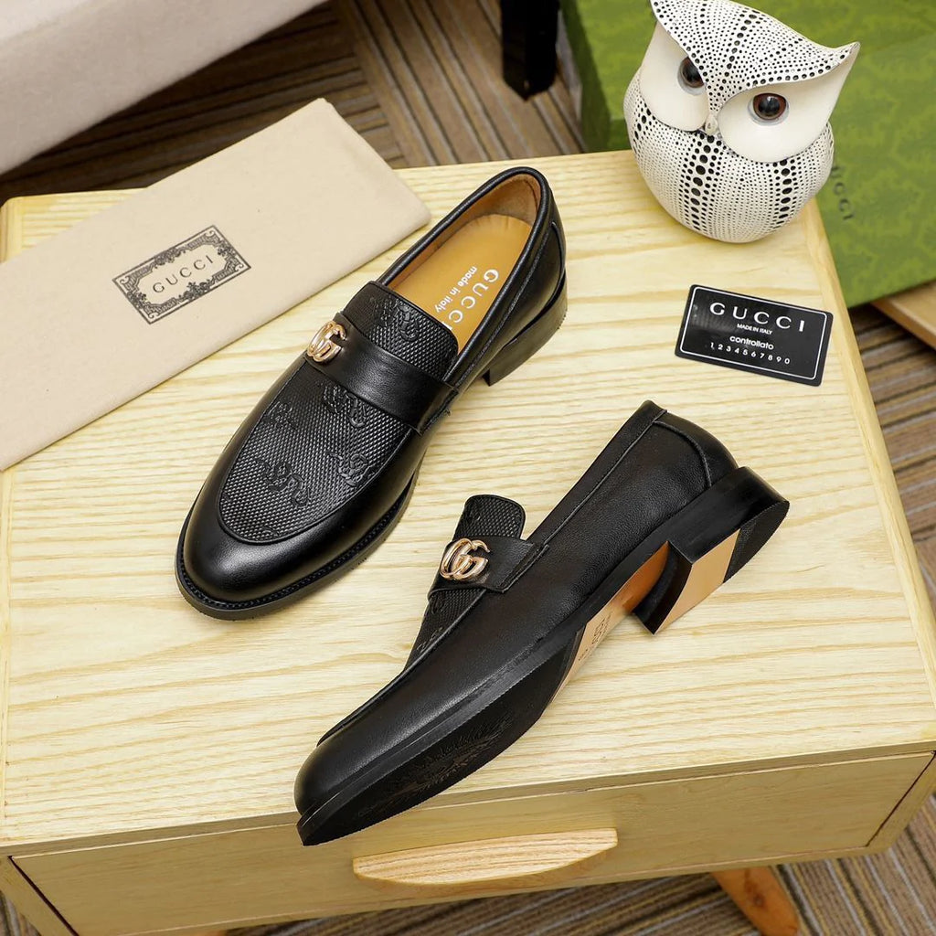 High-end Explosions Genuine Leather Slip-on Printed Breathable Thin Leather Shoes 1024032115