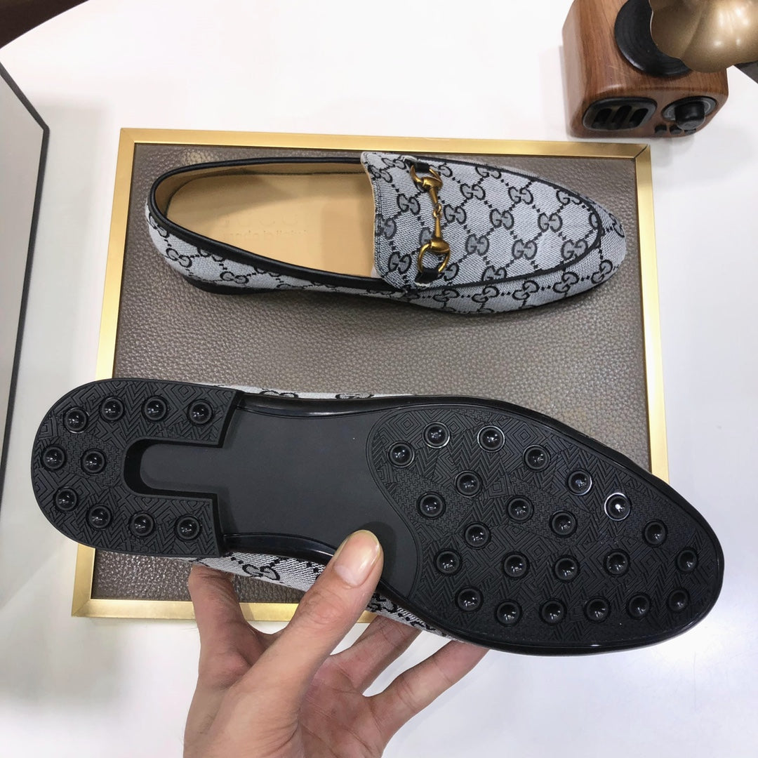 G-print premium casual loafers