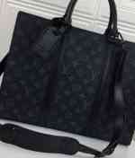 Black Formal With V Logo Men's Handbags