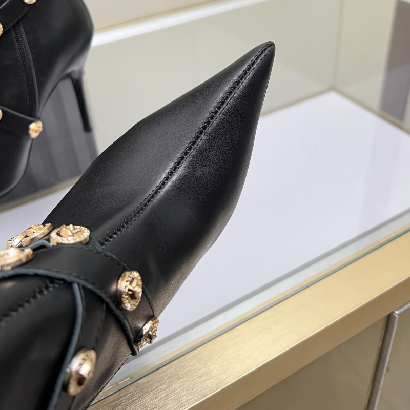 New Fashion Women's Rivet Stiletto Ankle Boots XC1326092029