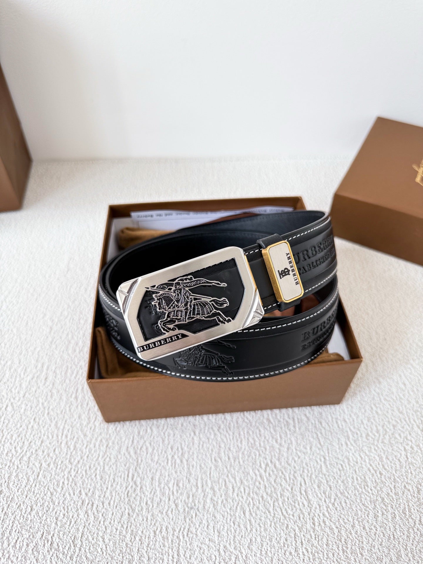 New Men's Classic Pure Steel Belt XC042025052802