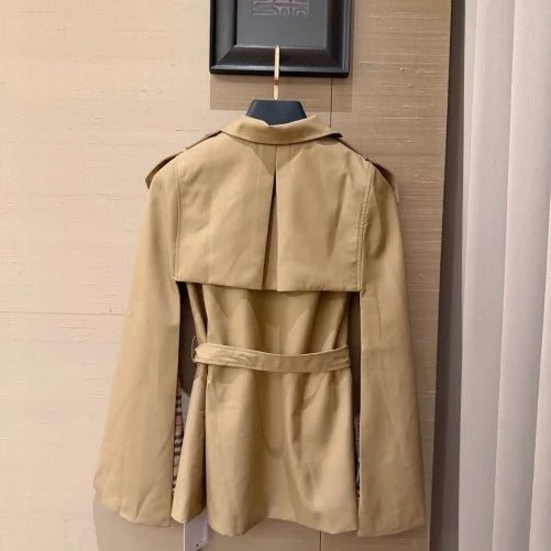 New Fashion Women BBR Cape Trench Coat TZ1326091113