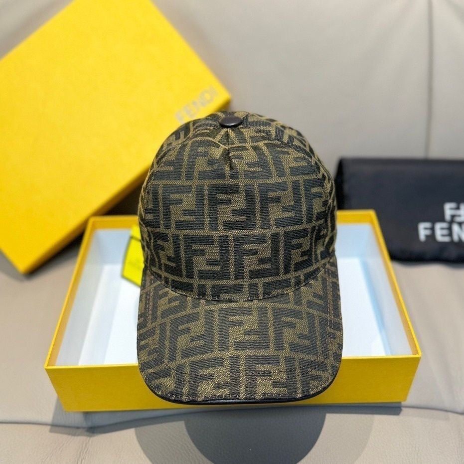Branded Canvas Jacquard Letter Baseball Cap PD0425070107