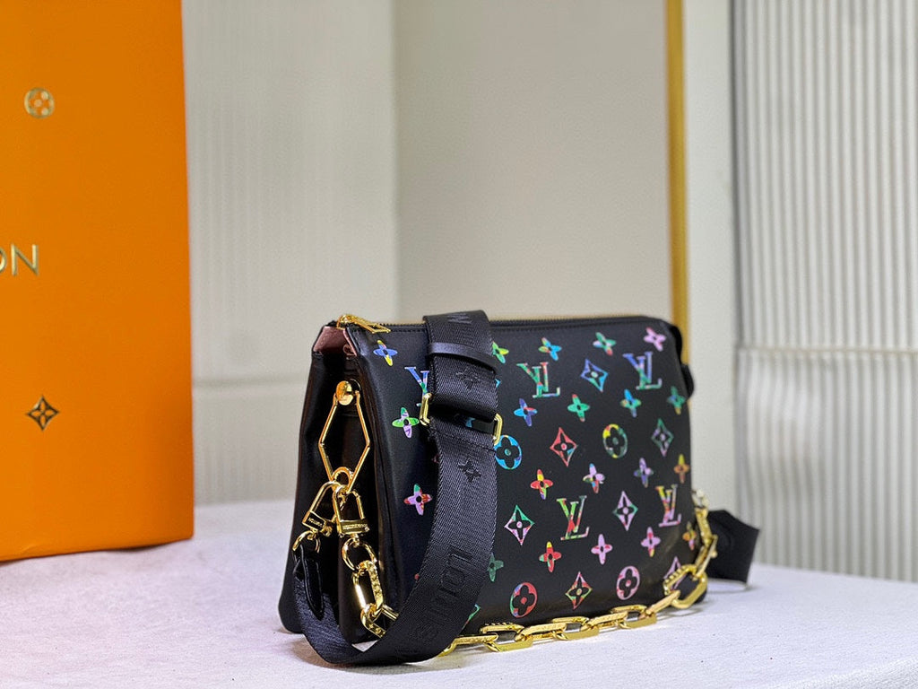 Dark Blue Small Coussin Bag