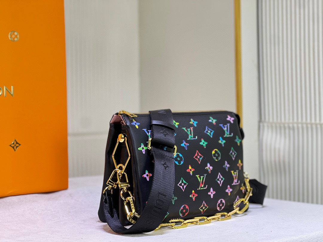 Dark Blue Small Coussin Bag