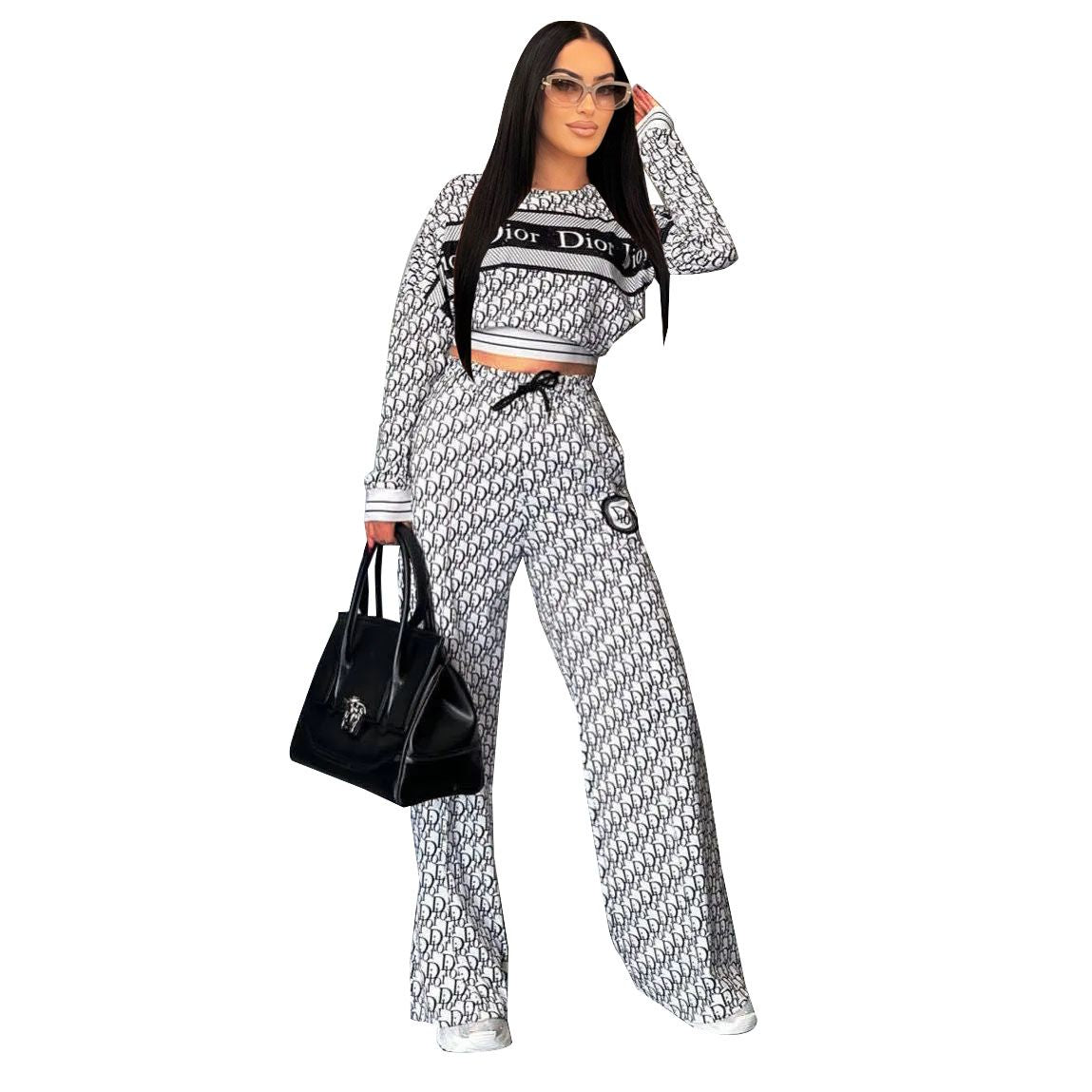 New Fashion D Logo fashion Women's coatsPD052024082103