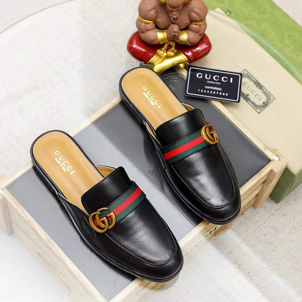 Men's Casual Leather Shoes Leather Slippers 1025031305