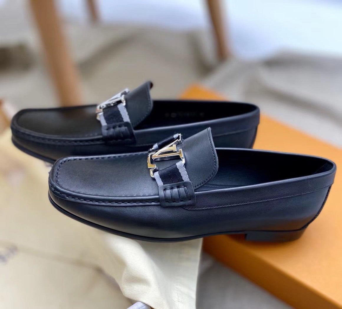 Luxury logo premium men's classic loafers