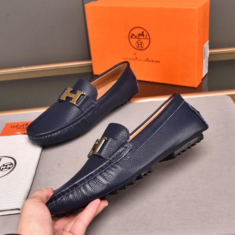 New Leather Casual Men's Shoes Comfortable Slip-on Loafers 1024031518