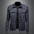 Fashion Printed Denim Jacket PD1023080305