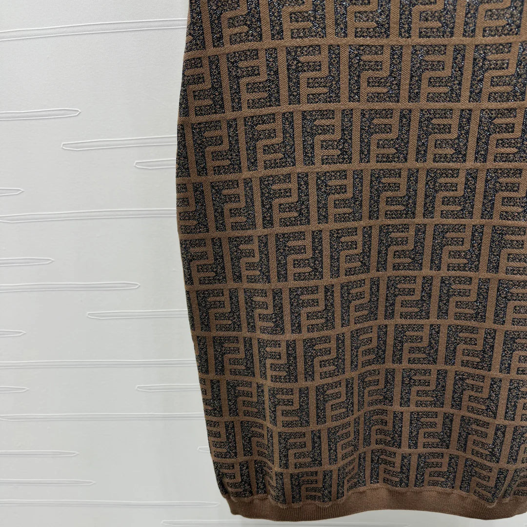 FD Jacquard Knit Vest Dress 1025051914
