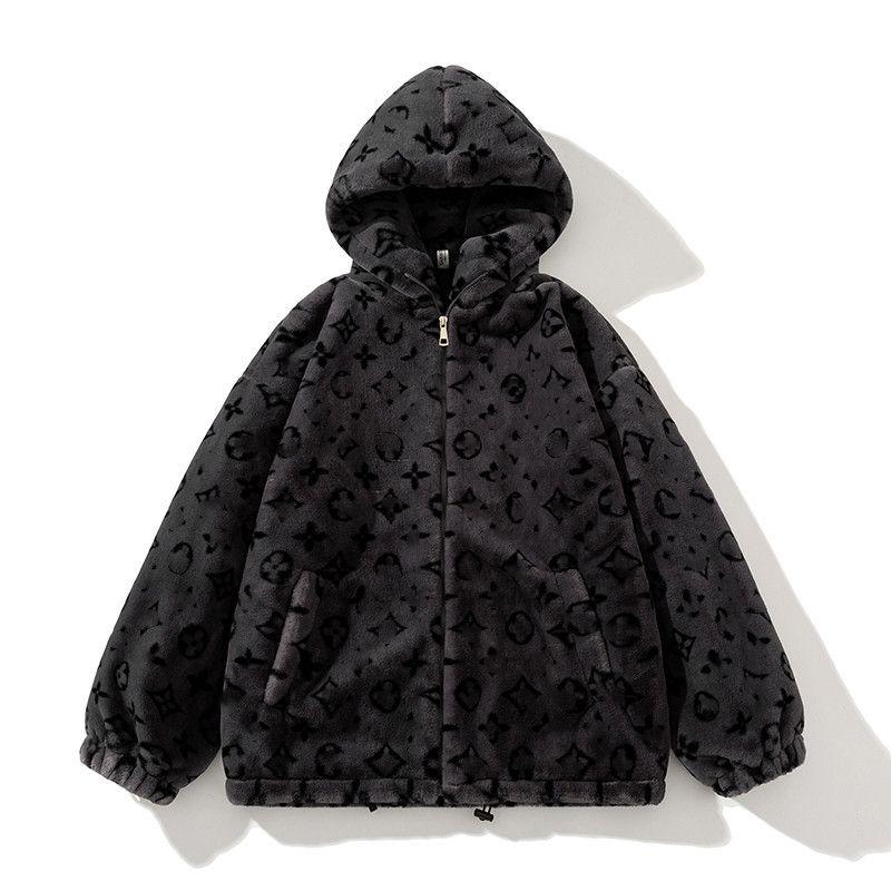Trendy Loose Printed Cotton Jacket 0823120104