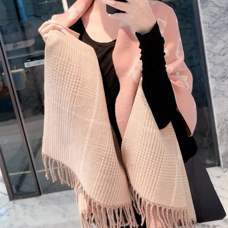 New Fashion Women Classic Monogram Double Sided Scarf ZJN1326091408