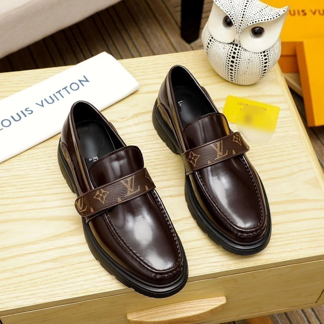 Casual Men's Leather Shoes Leather Loafers 1024032107