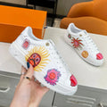 2023 Latest White Graffiti Fashion Leisure Sneakers XC04040304