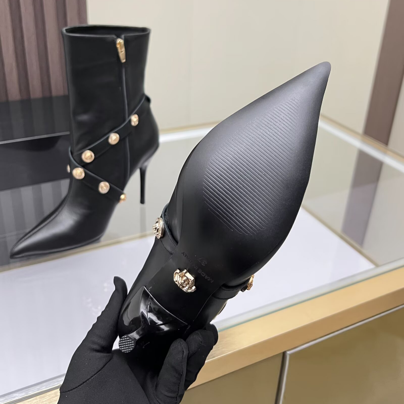 New Fashion Women's Rivet Stiletto Ankle Boots XC1326092029