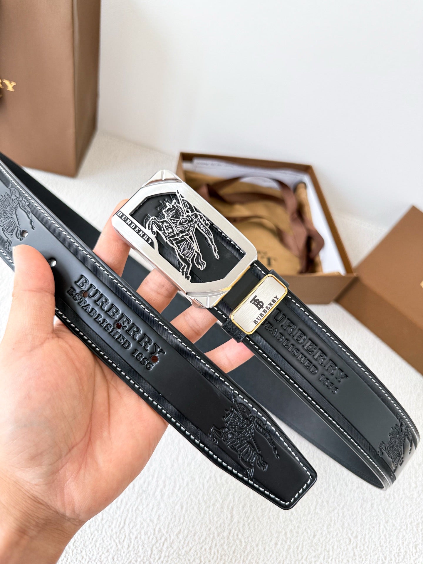 New Men's Classic Pure Steel Belt XC042025052802