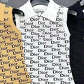 New All-over Letter Jacquard Lapel Pullover Knitted Vest 1024070801