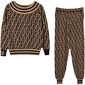 Off shoulder long sleeve knitted sweater PD10041316