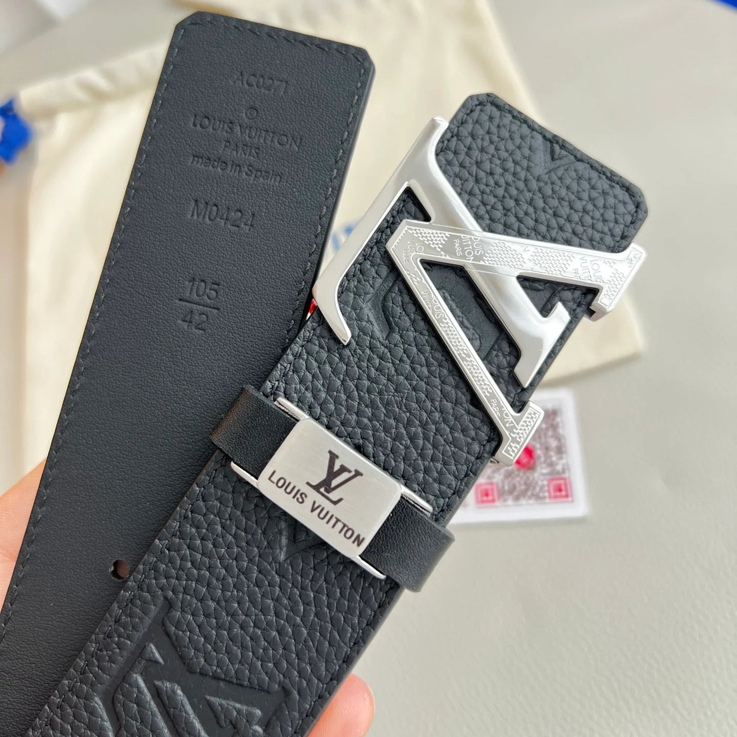 Lv Luxury Genuine Leather Mens Belt 1025010735