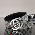 New belt men's smooth buckle casual all-match jeans belt