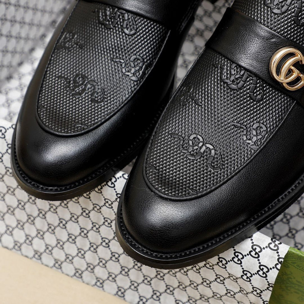 High-end Explosions Genuine Leather Slip-on Printed Breathable Thin Leather Shoes 1024032115