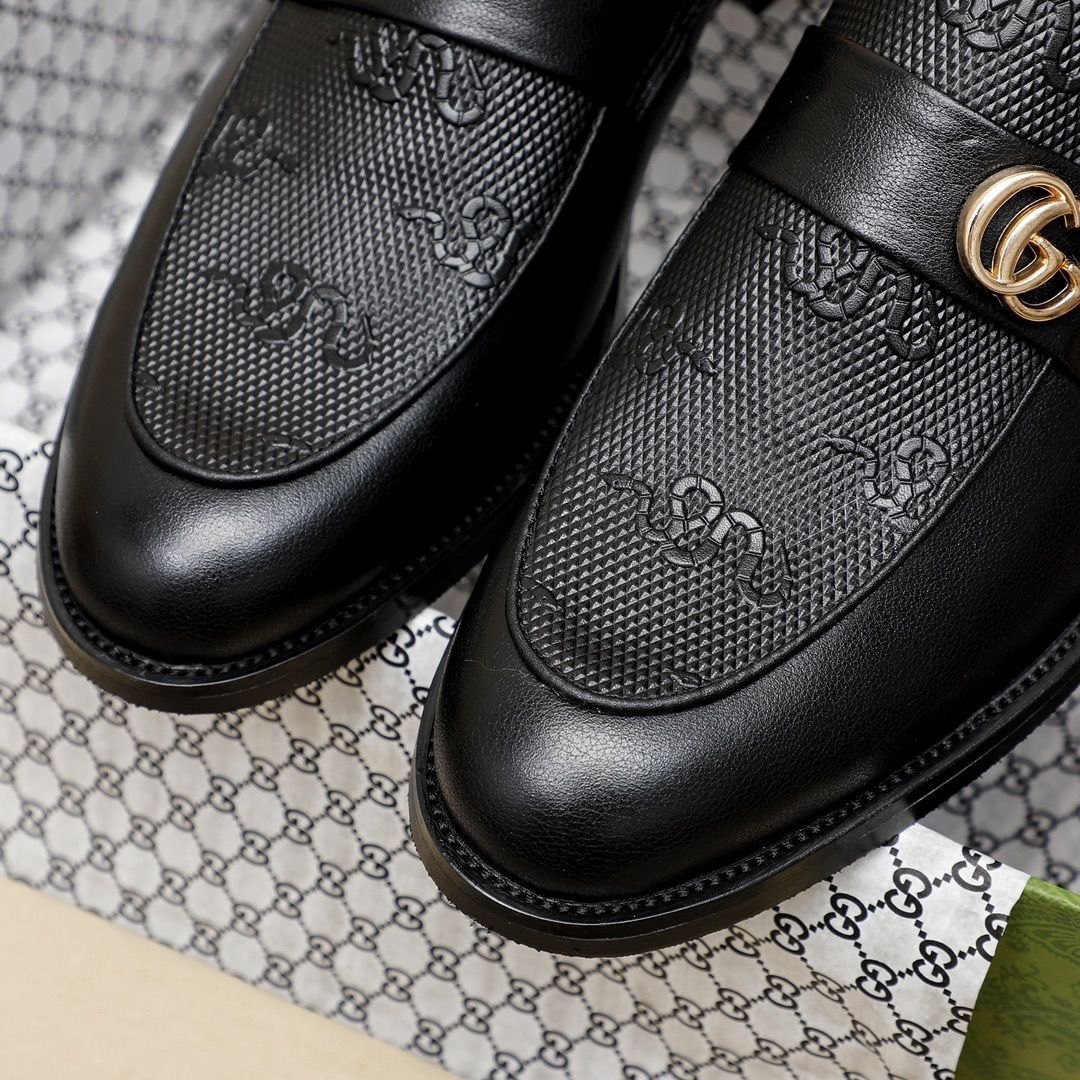 High-end Explosions Genuine Leather Slip-on Printed Breathable Thin Leather Shoes 1024032115