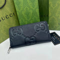 G Pattern Metal Buckle Zipper Wallet 0424052809