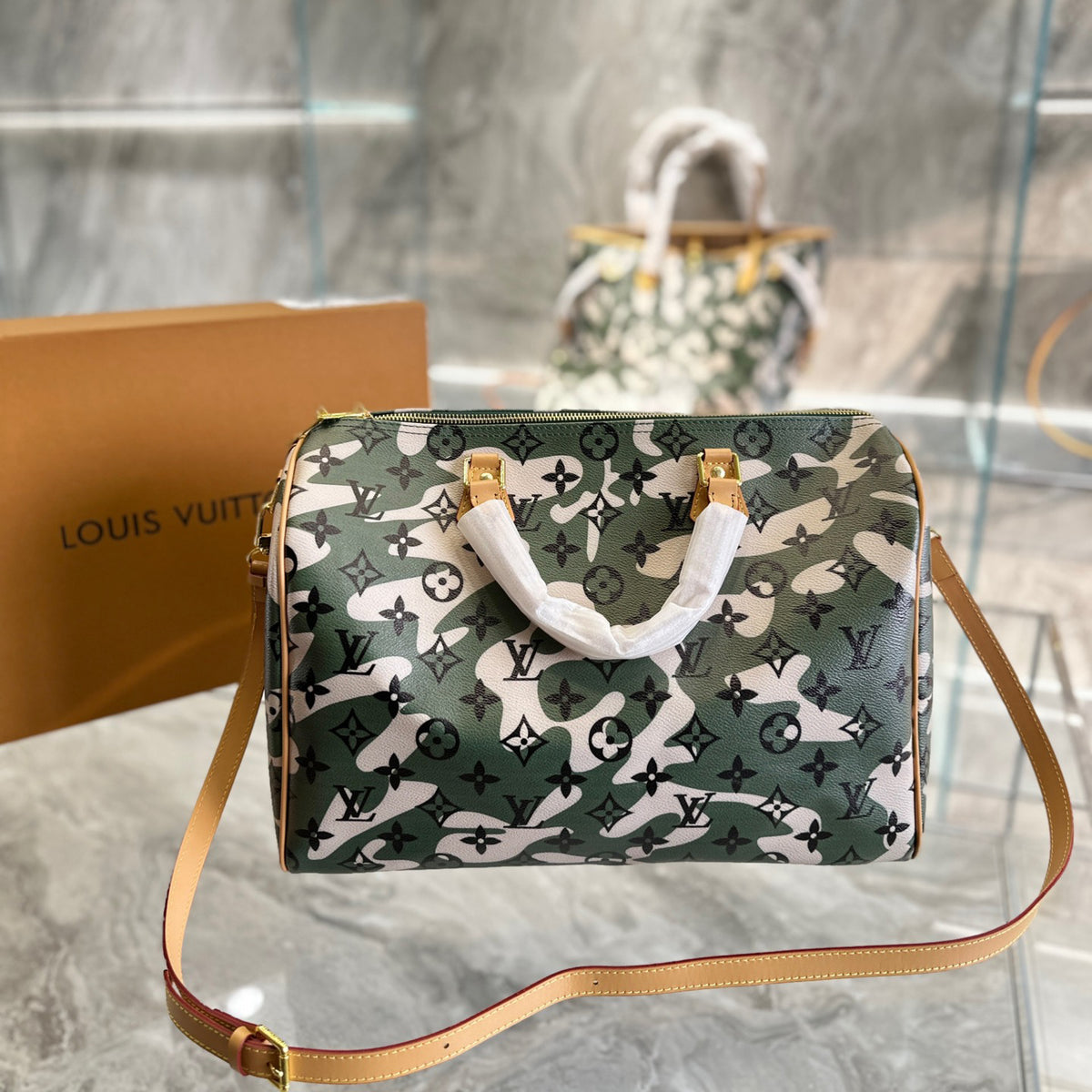 V fashion camouflage print bag XC0723103004