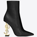 New Cowhide Winter Boots, Slim Heel Fashion Boots 1023120811