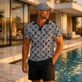 Signature V Men Polo and Baseball Cap 3D-0426042403
